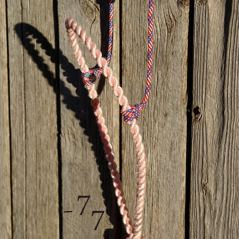 Bosalita Lariat Rope Western Horse Training Cavesson/Cowboy Caveson Noseband - Picture 4 of 5